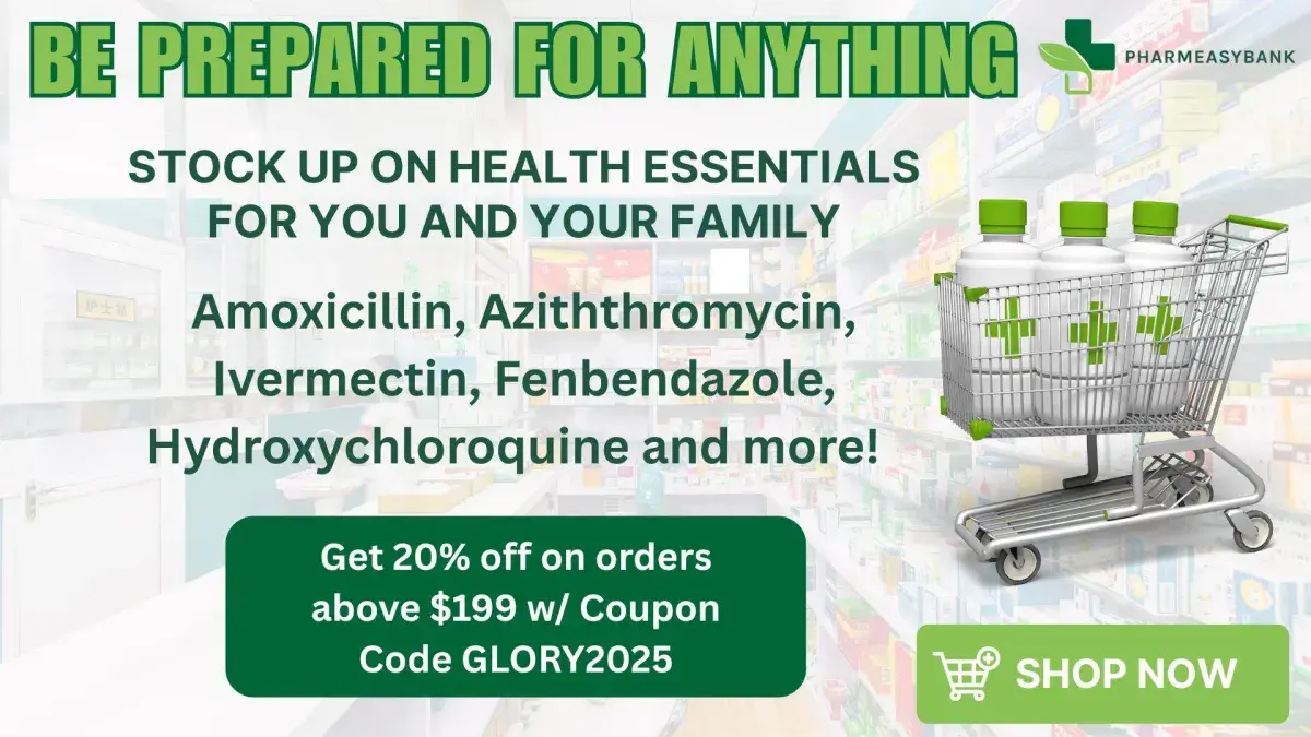 Experience trusted, affordable healthcare with PharmeasyBank. Access top-quality generic and OTC medications backed by HydraStat™-level precision, privacy, and unbeatable customer care.Use coupon code GLORY2025 for 20% off orders over $199!