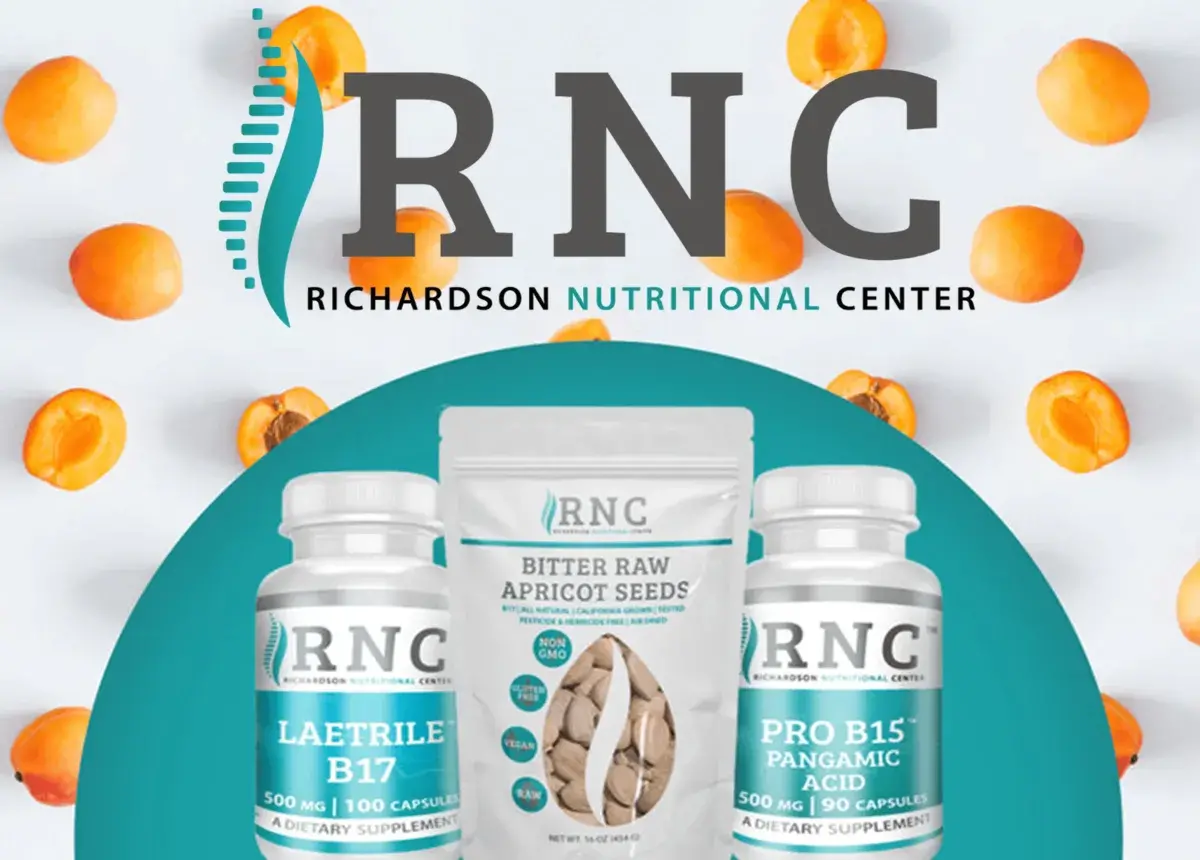 Support your wellness naturally with RNC’s Vitamin B17 supplements. Derived from apricot seeds and inspired by Dr. John Richardson’s legacy, they promote vitality and holistic health.
