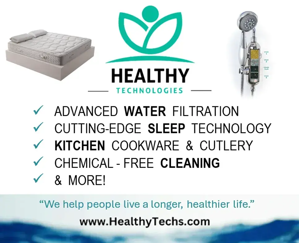 Discover a better way of living with Healthy Technologies. Explore trusted innovations in water filtration, grounding, and wellness designed to elevate daily health and peace of mind.