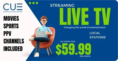 Enjoy 1,000+ live channels, movies, sports, and family-friendly entertainment—all without censorship or hidden fees.CueStreaming is the patriotic alternative to mainstream platforms, offering reliable, high-quality streaming that aligns with your values. Watch what you want, when you want, with no contracts.📺 Start today at:HisGlory.mycuestreaming.com💥 Cut the cord. Keep the truth