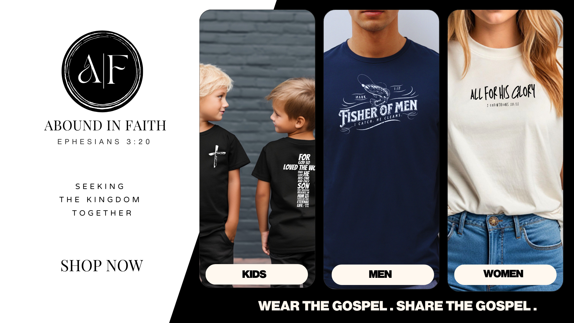 Wear the Gospel. Share the Gospel.&nbsp;We believe faith is meant to be lived out every day, not just on Sundays. When you wear a shirt rooted in Scripture, you’re planting seeds of truth everywhere you go. Sometimes it starts a conversation. Sometimes it gives courage. And sometimes, it simply reminds someone that God sees them.Enjoy free shipping on orders of $75 or more with code&nbsp;HISGLORY75 at checkout!