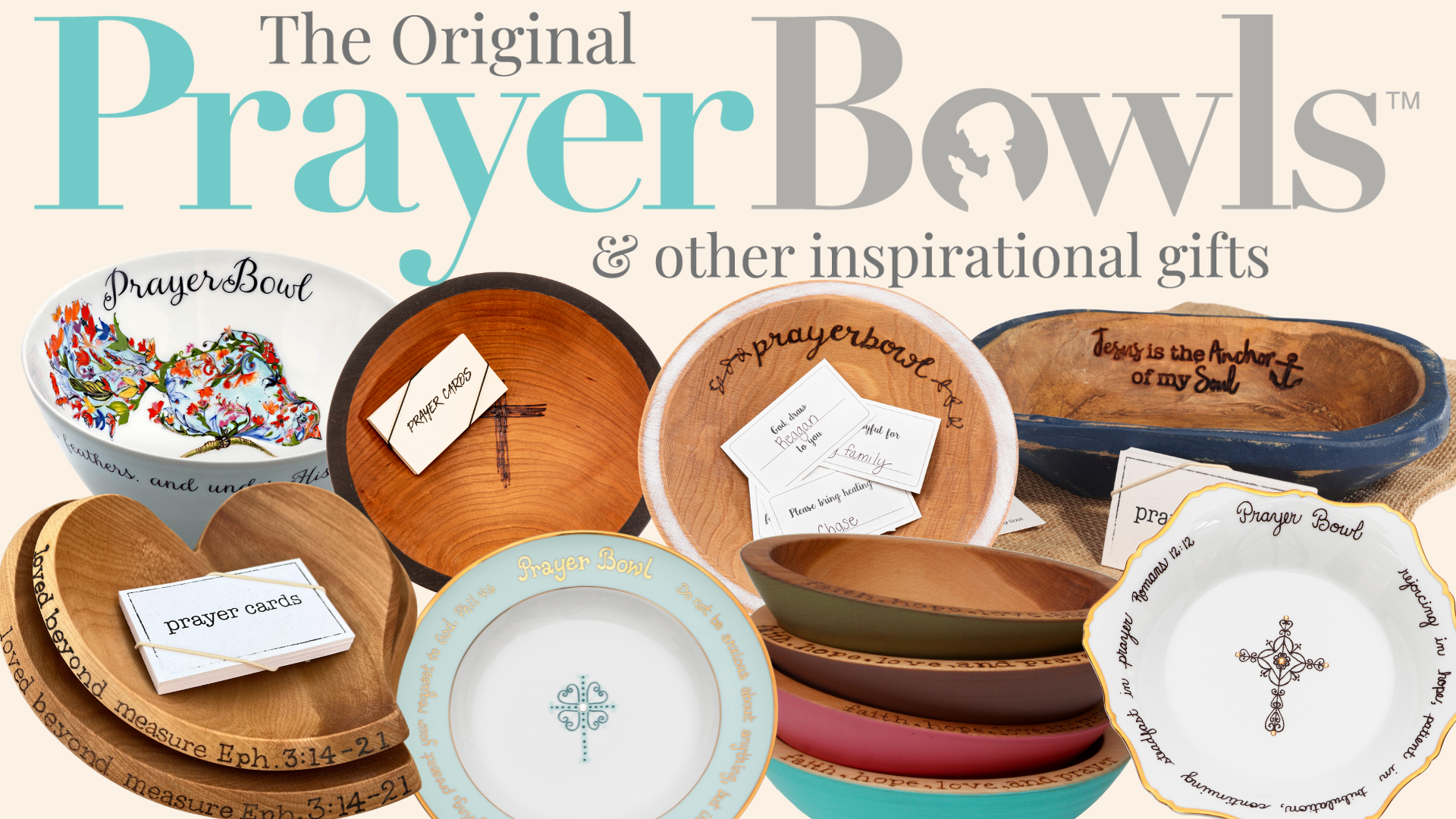 The original Prayer Bowls and other inspirational gifts. Made in the USA.&nbsp;So many times we hear of a prayer request at church, Bible study, through social media or email, and we pray for that person at that time. Often, we quickly forget to offer a prayer again while we shuffle back into our daily routine…but God tells us to pray continuously.