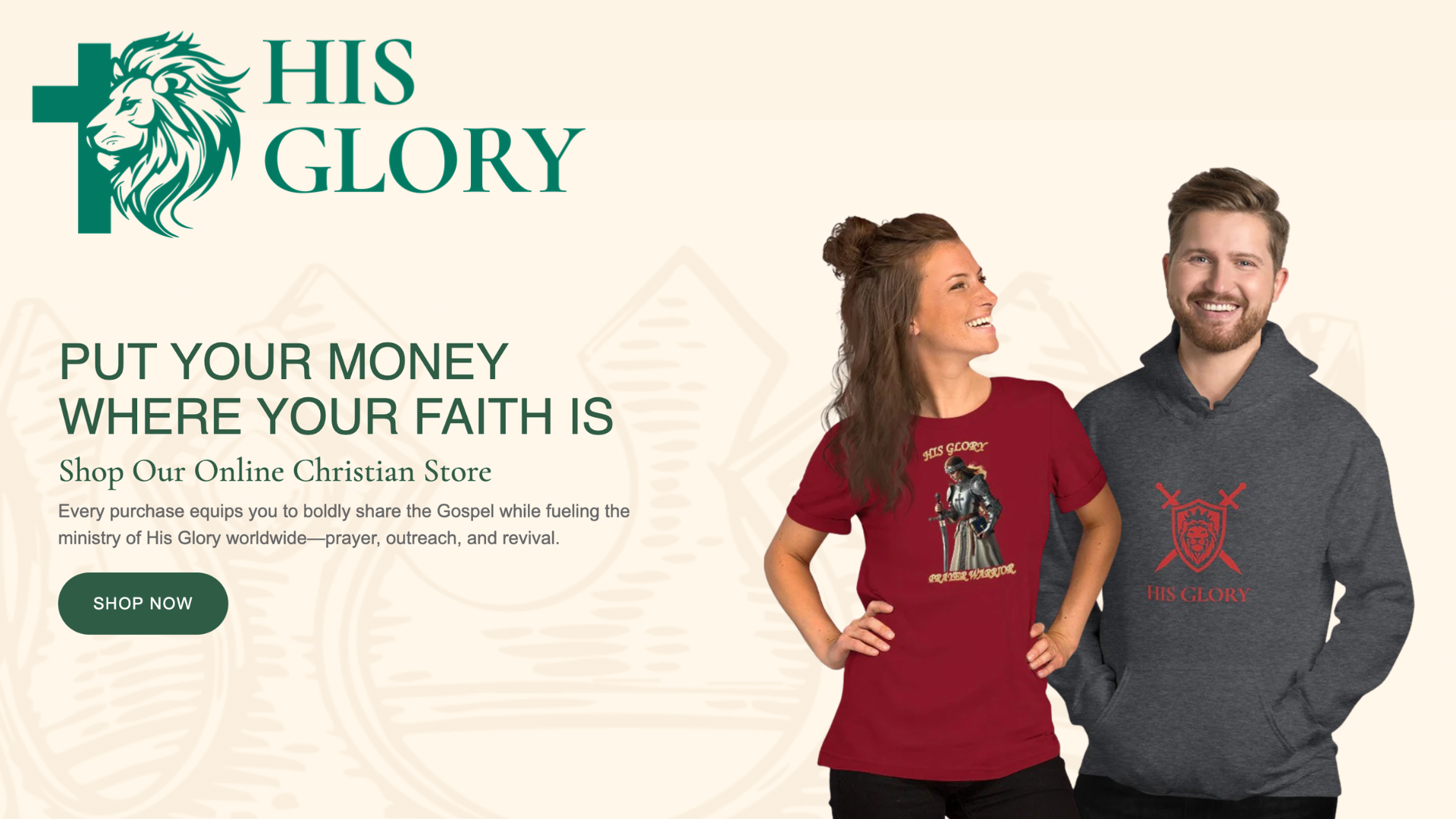 The marketplace for God's people. Explore merchandise that declares truth and celebrates freedom.